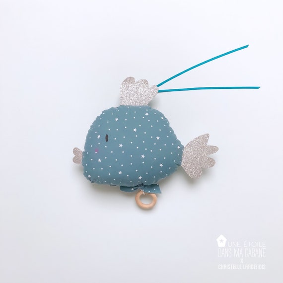 Mobile Musical Poisson Bleu Canard Pour Cadeau De Naissance Ou Etsy Mobile Musical Poisson Bleu Canard Pour Cadeau De Naissance Ou Etsy