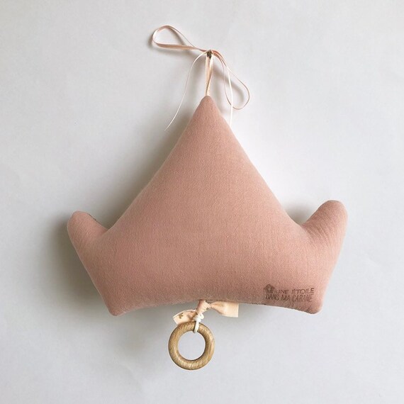 Mobile Musical Boat Nude With Polka Dots Music Box A Star Etsy