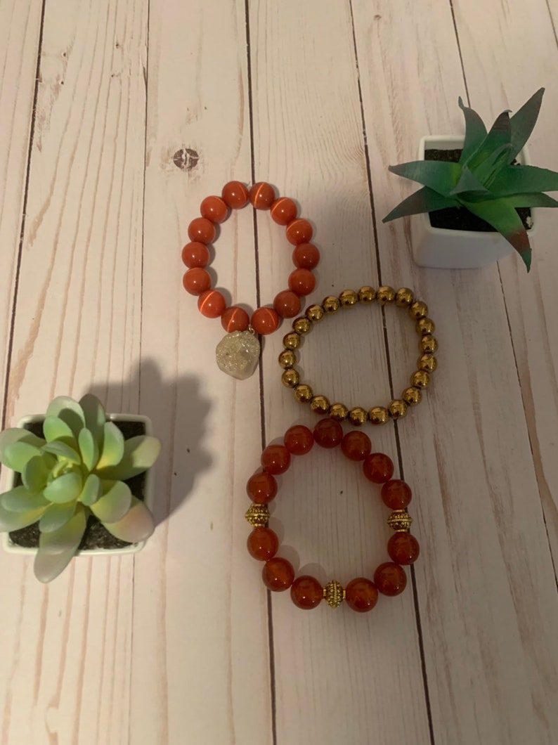 Stackable Natural Bracelet Set