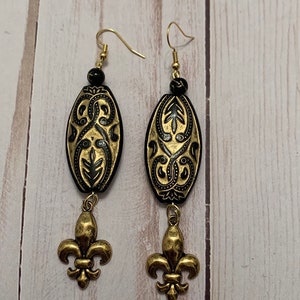 Mardi Gras Earrings