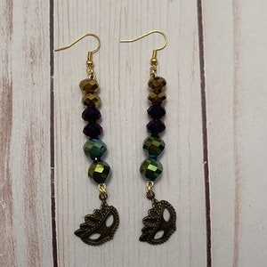 Mardi Gras Earrings