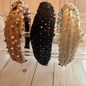 Sequence Velvet Knot Headband