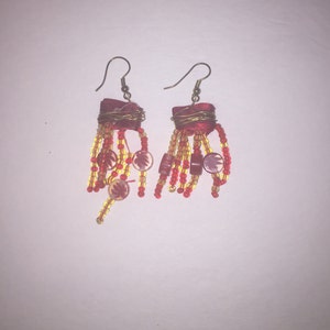 2ドルのお買い得品 - ビーズドロップイヤリング