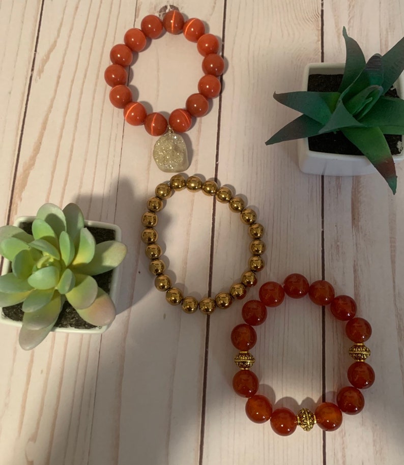 Stackable Natural Bracelet Set