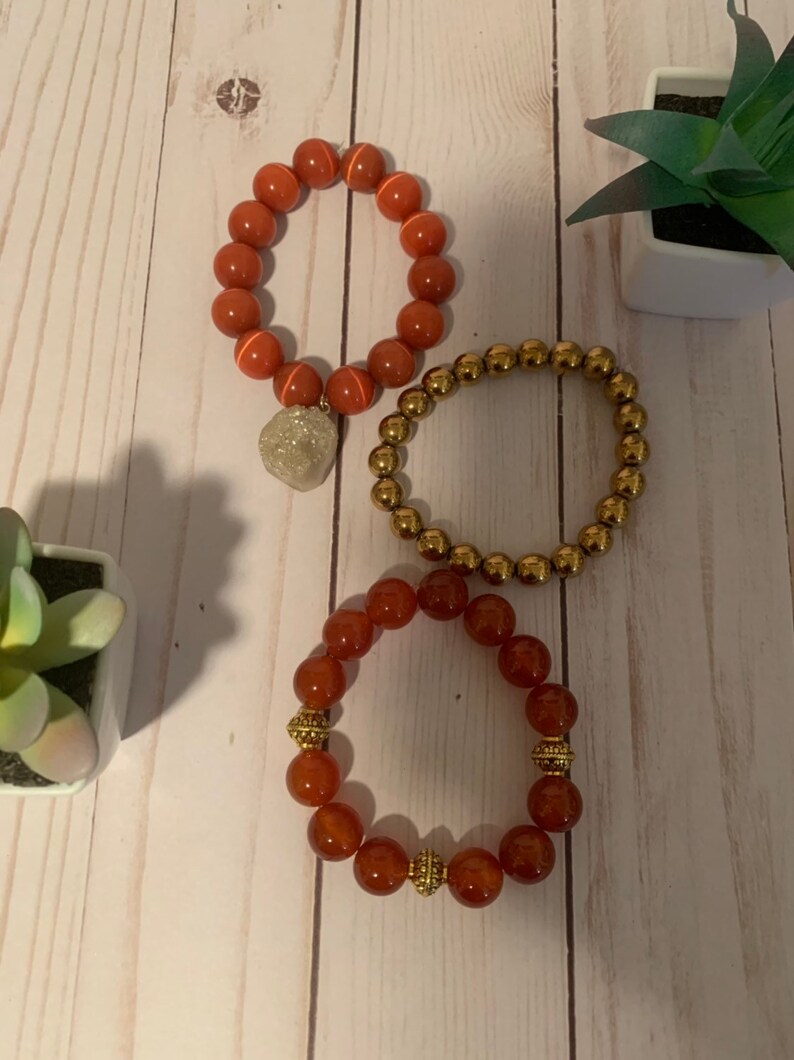 Stackable Natural Bracelet Set
