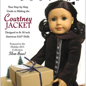 Courtney Jacket 18 inch Doll Clothes Pattern Fits Popular 18" Dolls - Melody Valerie Couture - PDF - Pixie Faire