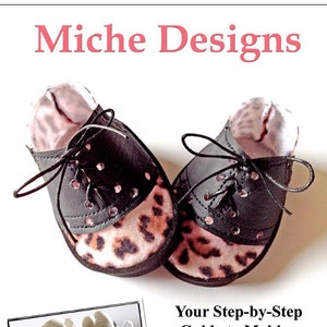 Oxfords Shoe 18 inch Doll Clothes Shoe Pattern Fits Dolls such as American Girl® - Miche Designs - PDF - Pixie Faire