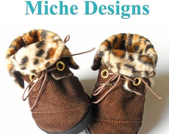 Botas Boot 18 inch Doll Clothes Shoe Pattern Fits Dolls such as American Girl® - Miche Designs - PDF - Pixie Faire