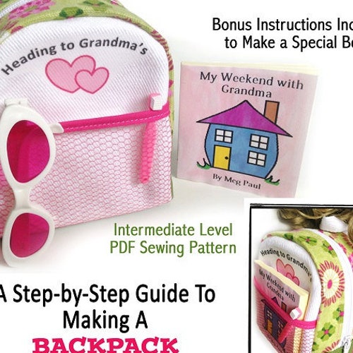 Messenger Bag for 18 Inch Doll Pattern American Girl or Boy Etsy