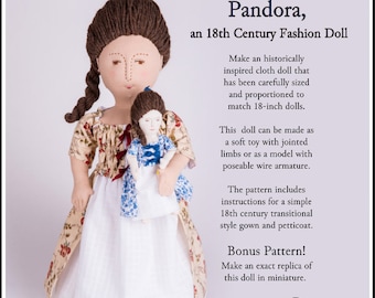 Pandora, an 18th-century Fashion Doll Sewing Pattern to Make
