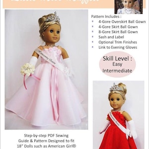 18 Inch Doll Ball Gown -  New Zealand