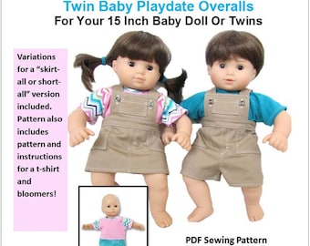 American Girl Bitty Baby Twin Girl Playdate Denim Skirt ONLY