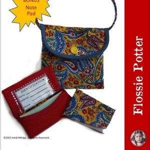 Umhängetasche und Geldbörse Set 18 Zoll Puppenkleidung Schnittmuster passend für beliebte 18 Zoll Puppen - Flossie Potter - PDF - Pixie Faire