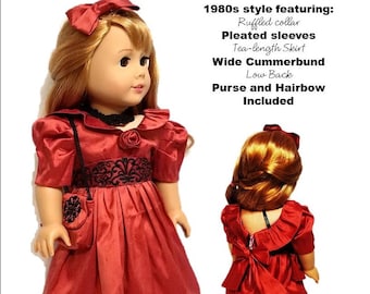 Party Like It's 1985 - 18 inch Doll Clothes Pattern Fits Popular 18" Dolls - Frog Princess Fashions - PDF - Pixie Faire