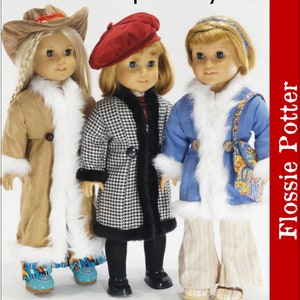 70s Triple Play Coats 18 Inch Doll Clothes Pattern Fits Dolls - Etsy