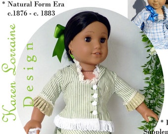 Brighton Bodice 18 inch Doll Clothes Pattern Designed to Fit Dolls such as American Girl® - Karen Lorraine Design - PDF - Pixie Faire