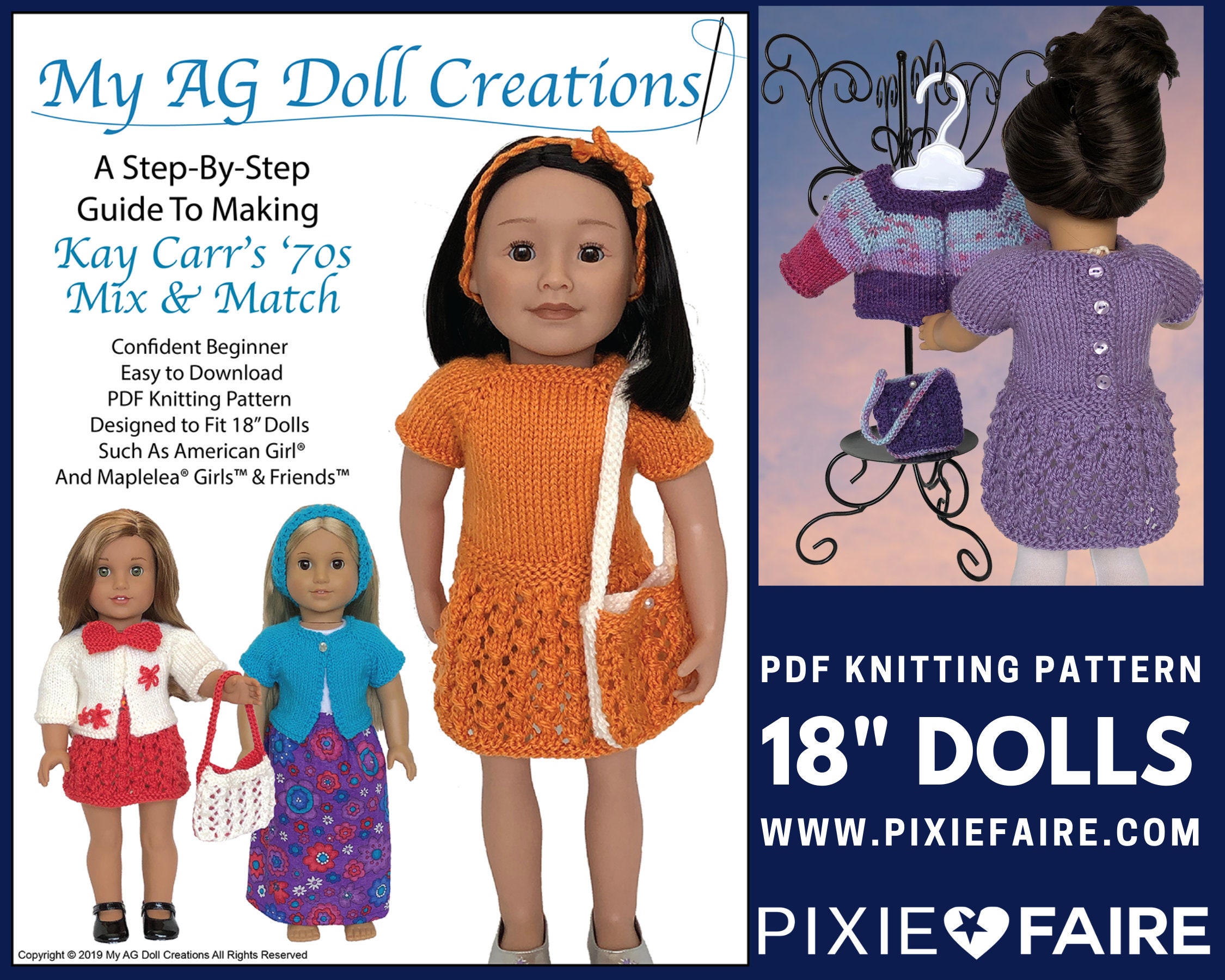 Matching girl and doll top clothes for 18 inch dolls