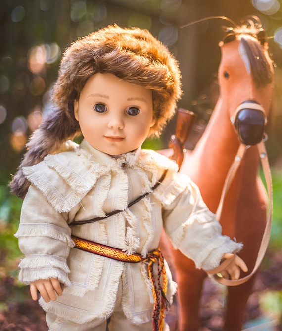 Coonskin Cap 18 Inch Doll Clothes Accessory Pattern Fits