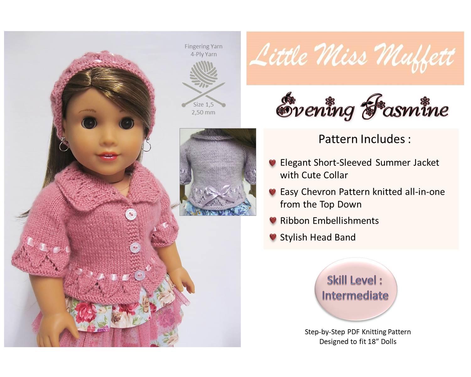 18 Inch Doll Jasmine Pattern