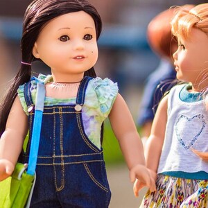 Cortina Top 18 inch Doll Clothes Pattern Fits Dolls such as American Girl® Liberty Jane PDF Pixie Faire image 5