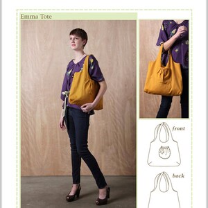 Emma Tote Bag Sewing Pattern for Girls - Bonjour Teaspoon - PDF - Pixie ...