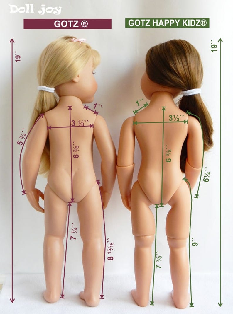 Active Pants 19 inch Doll Clothes Pattern Fits Dolls Such as Gotz® Hannah or Happy Kidz Doll Joy PDF Pixie Faire image 8