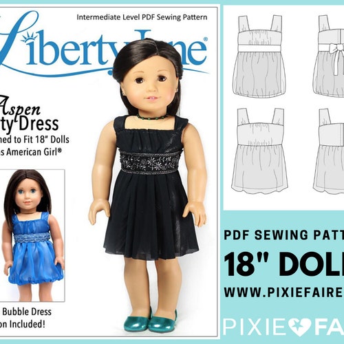 Pleated Skirt 18 Inch Doll Clothes Pattern Fits Dolls Such as - Etsy