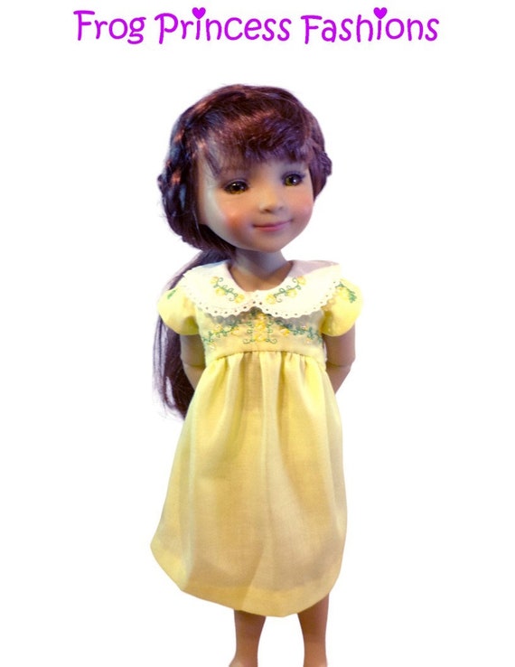 イースター ファインリー ドレス 14.5-15 インチ ドール 服 パターン
