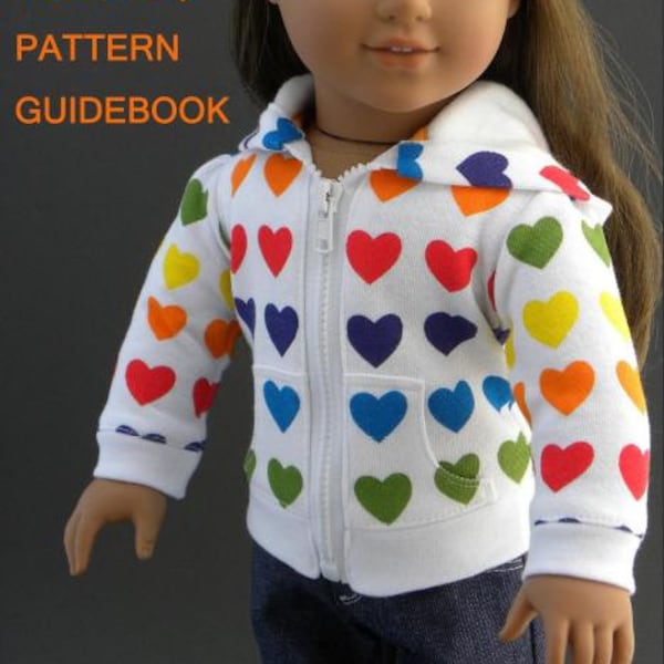 Hoodie 18 inch Doll Clothes Pattern Fits Dolls such as American Girl® - Lemieux - PDF - Pixie Faire