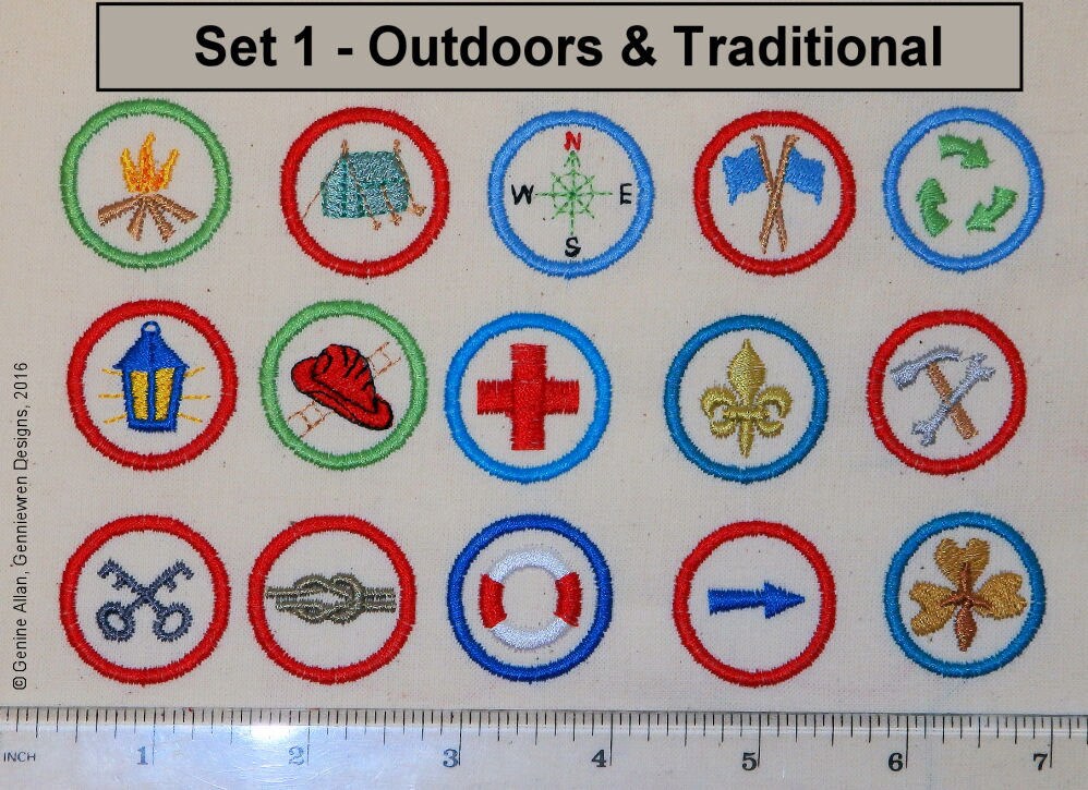 Mini Club Patches Design Set 1 Outdoors & Traditional | Etsy