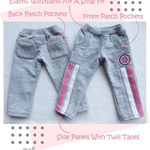 Active Pants 19 inch Doll Clothes Pattern Fits Dolls Such as Gotz® Hannah or Happy Kidz Doll Joy PDF Pixie Faire image 6