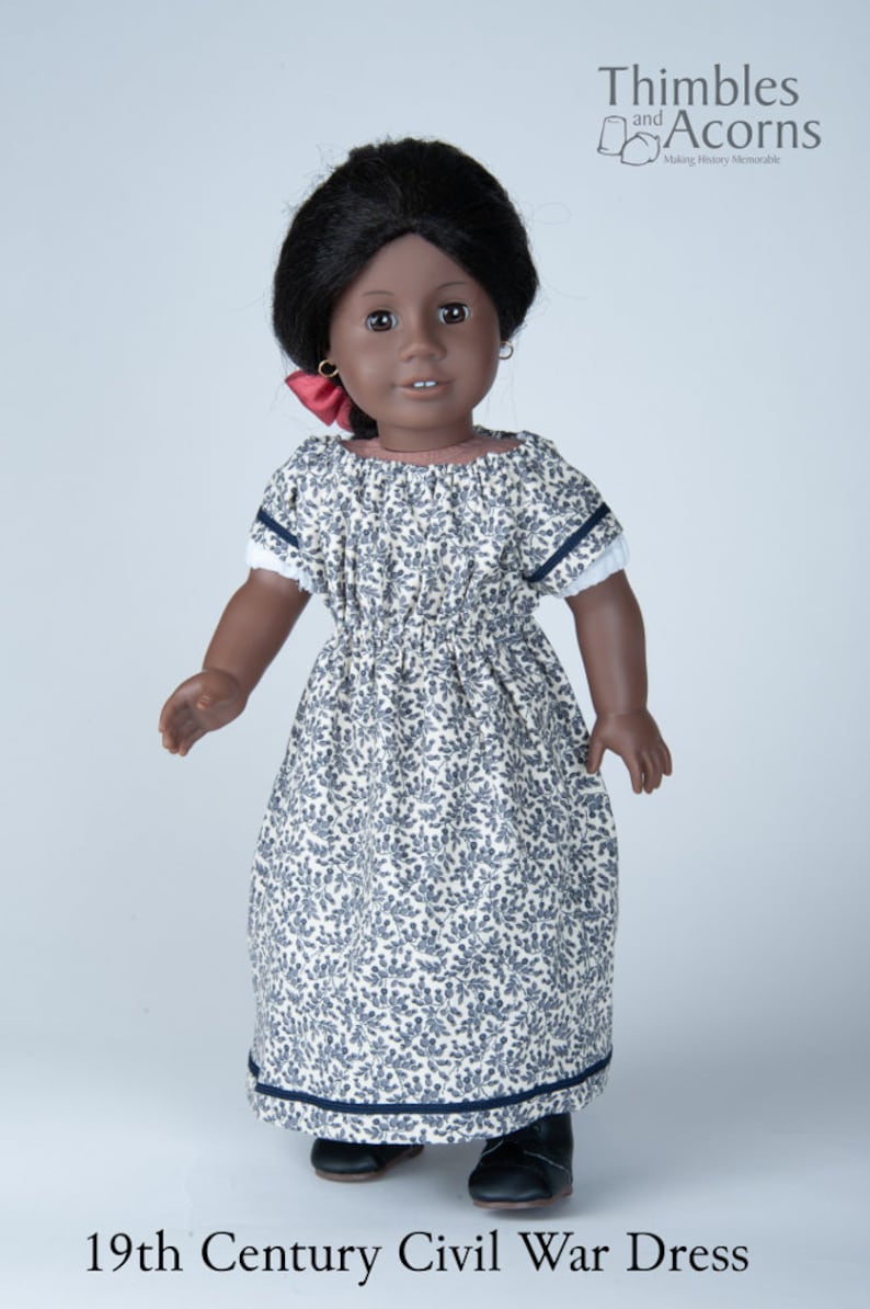 Pixie Faire Thimbles and Acorns A Piece Of History Dress Doll Etsy