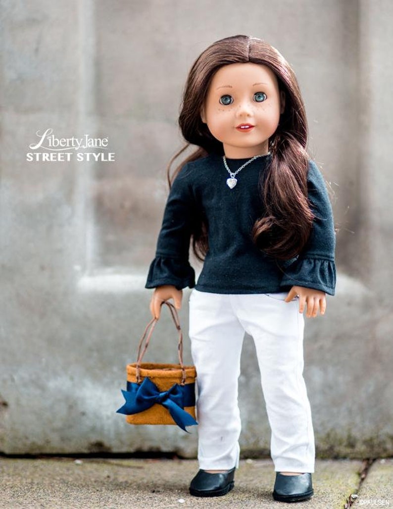 Jeans Bundle 18 inch Doll Clothes Pattern Fits Dolls such as American Girl® Liberty Jane PDF Pixie Faire image 7