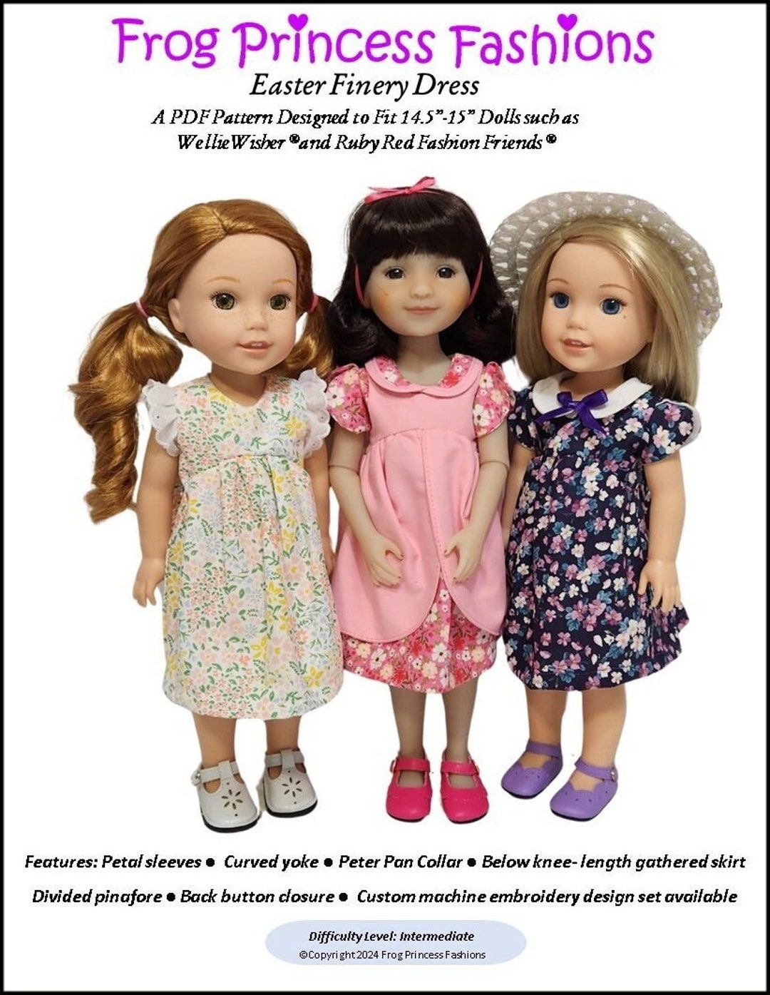 プリティー・リトル・パッツィー 水玉模様ドレスの人形 31cm プリティー・リトル・パッツィー 水玉模様ドレスの人形 31cm