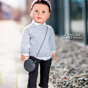 Jeans Bundle 18 inch Doll Clothes Pattern Fits Dolls such as American Girl® Liberty Jane PDF Pixie Faire image 6