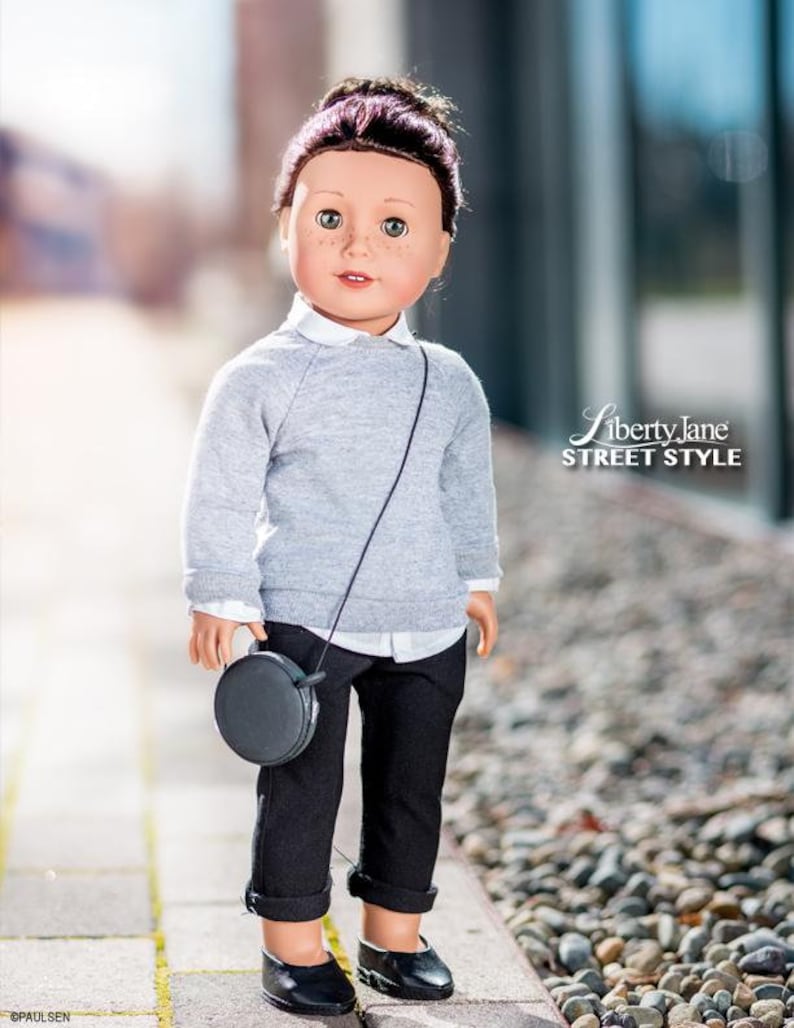 Jeans Bundle 18 inch Doll Clothes Pattern Fits Dolls such as American Girl® Liberty Jane PDF Pixie Faire image 6