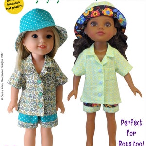 Alana 14-14.5 inch Doll Clothes Pattern Instant Download and Hearts For Hearts® - Genniewren Designs - PDF - Pixie Faire