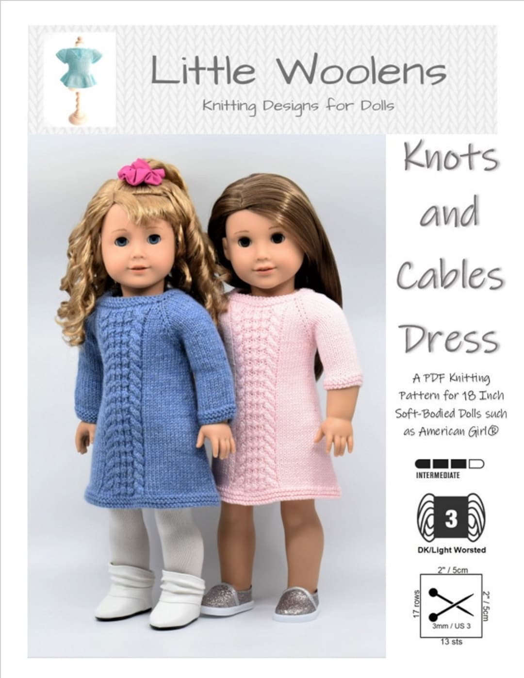 Doll Clothes PDF Pattern for 18'' American Girl by NVME AG-2 