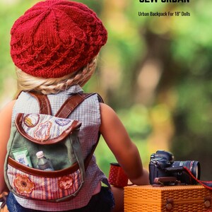 Patrón de accesorio de ropa para muñecas de 18 pulgadas con mochila urbana que se adapta a las muñecas más populares de 18 pulgadas - Sew Urban - PDF - Pixie Faire imagen 8