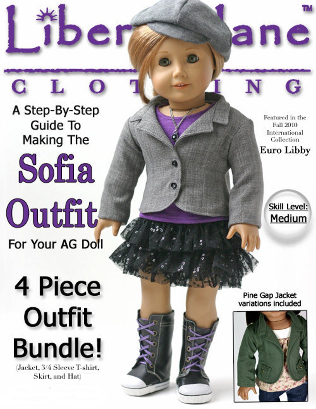 Sofia Outfit Bundle 18 Inch Doll Clothes Pattern Fits Popular 18" Dolls ...