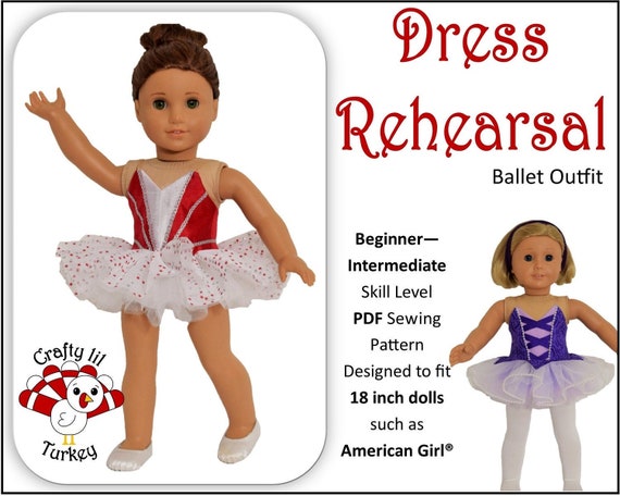18 Inch Doll Clothes Ballet Outfit Doll Costume Fits American Girl Doll 