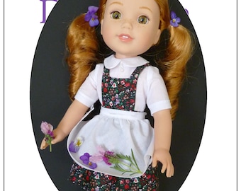 Tyrol 14-14.5 inch Doll Clothes Pattern Designed to Fit Dolls such as WellieWishers™ - Karen Lorraine Design - PDF - Pixie Faire