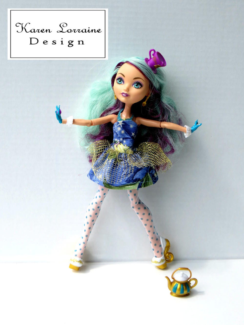 Overskirt Package Doll Clothes Pattern Fits 24.5-28 Cm Ever After