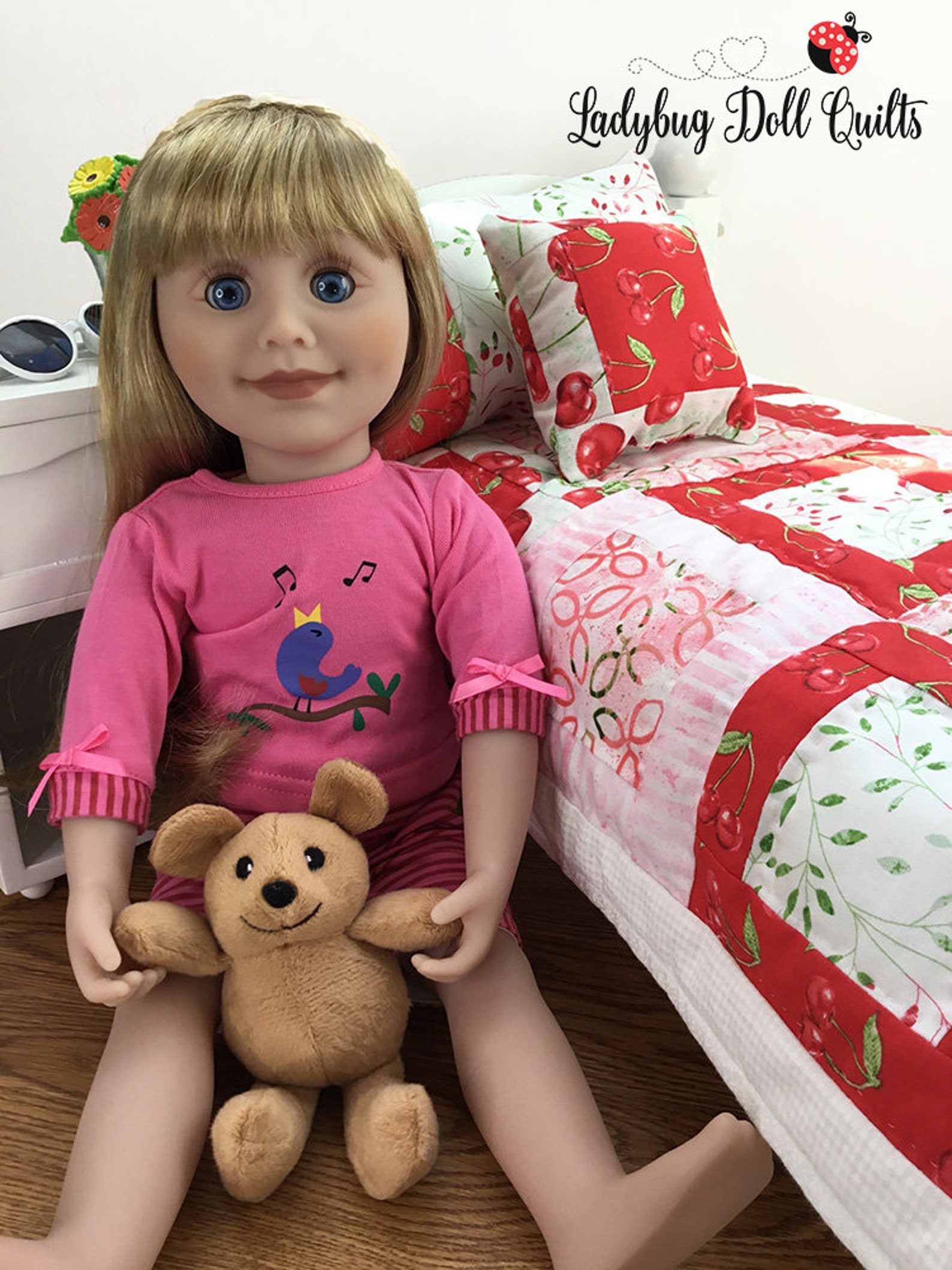 Pretty Patches 18 Inch Doll Quilting Pattern Fits Dolls Such Etsy