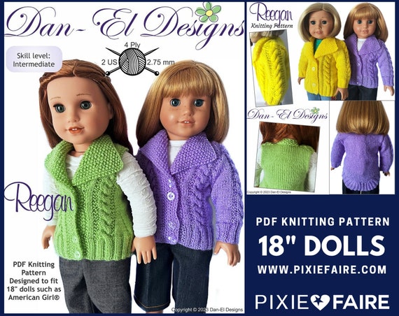 Knitting for hotsell 18 inch dolls