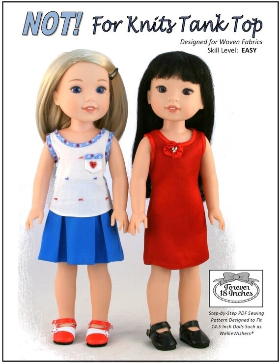 Pixie Faire Forever 40 Inches NOT For Knits Tank Top Doll Etsy Extraordinary Wellie Wishers Clothes Patterns Pixie Faire Forever 40 Inches NOT For Knits Tank Top Doll Etsy Extraordinary Wellie Wishers Clothes Patterns