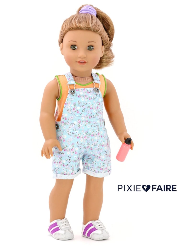 Oh My Gosh Overalls 18 Inch Doll Clothes Pattern Fits Dolls Etsy