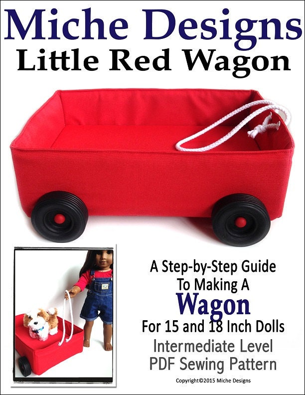 Wagon De Noël Little Red Racer – Poupée Ancienne Sur Wagon Dépliant Rouge – Déco
