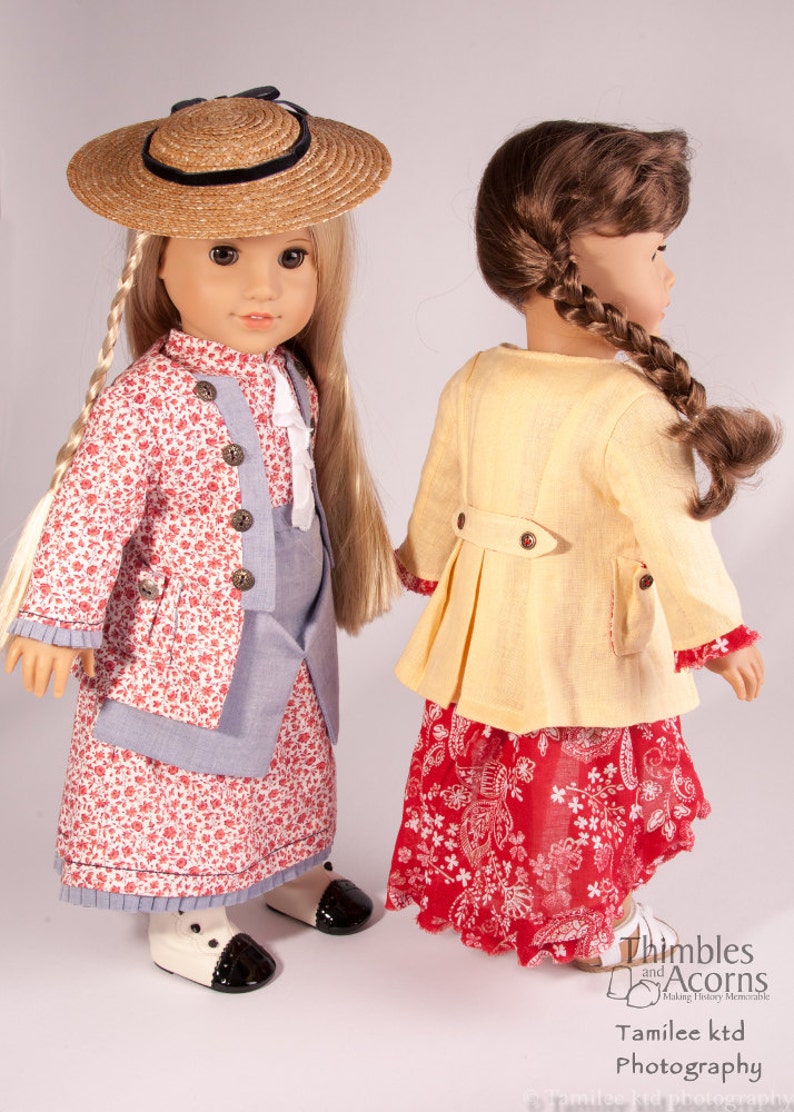 Pixie Faire Thimbles and Acorns Town Girl Doll Clothes Pattern Etsy