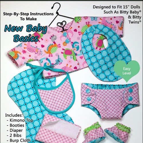 Jeans Bundle 15 Inch Doll Clothes Pattern Fits 15 Baby Dolls Etsy